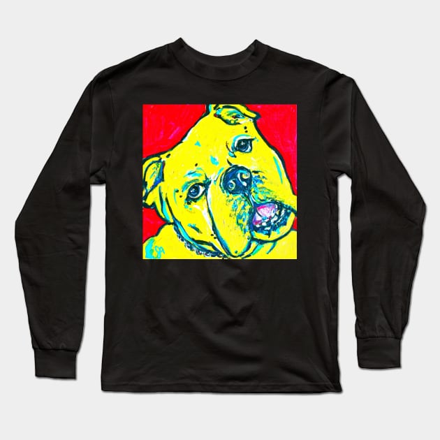 bulldog Long Sleeve T-Shirt by Jeneralarts